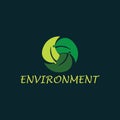 Recycle leaf logo