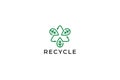 Recycle Leaf Sign Symbol Natural Organic Environment Care Logo