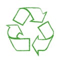 Recycle logo Royalty Free Stock Photo