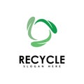 Recycle Logo Icon Eco Friendly Symbol Royalty Free Stock Photo