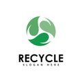 Recycle Logo Icon Eco Friendly Symbol Royalty Free Stock Photo