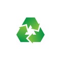Recycle logo or icon vector design Royalty Free Stock Photo