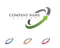 Recycle logo template Royalty Free Stock Photo