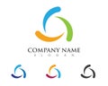 Recycle logo template Royalty Free Stock Photo