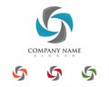 Recycle logo template Royalty Free Stock Photo