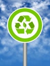 Recycle sign Royalty Free Stock Photo