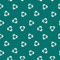 Recycle sign pattern Royalty Free Stock Photo