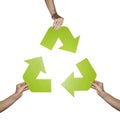 Recycle sign Royalty Free Stock Photo
