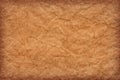 Recycle Striped Brown Kraft Paper Grunge Texture - Detail Royalty Free Stock Photo