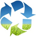 Recycle symbol Royalty Free Stock Photo