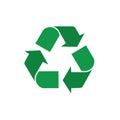 Recycle Symbol Green Arrows Logo Web Icon