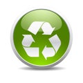 Recycle symbol icon Royalty Free Stock Photo