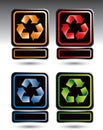 Recycle symbol nameplates