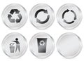 Recycle symbols circle icon Royalty Free Stock Photo