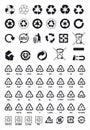 Recycle Symbols Royalty Free Stock Photo