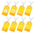 Recycle tags Royalty Free Stock Photo