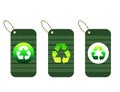 Recycle tags for environmental design