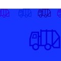 Recycle Truck Line Icon. Vector signs for web graphics.