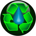 Recycle Water Web Button