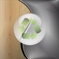 Recycle-Wooden metal background