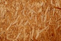 Recycled detailed wood texture from compressed wood chippings or osb Royalty Free Stock Photo