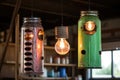 recycled metal pendant lighting