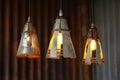 recycled metal pendant lighting