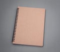 Recycled paper notebook Royalty Free Stock Photo