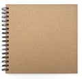 Recycled paper notebook front cover