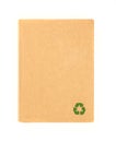 Recycled paper notebook front cover