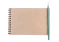 pencil and notebook Royalty Free Stock Photo