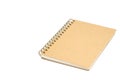 Recycled paper notebook front cover Royalty Free Stock Photo