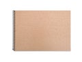 Recycled paper notebook front cover Royalty Free Stock Photo