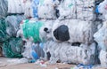 Recycled Plastic waste products bailed