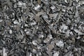 Recycled rubber tires mulch background