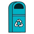 recycler bin pot icon