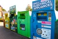 Recycling bins Royalty Free Stock Photo