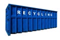 Recycling business, container and ecology isolated