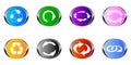Recycling buttons Royalty Free Stock Photo