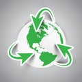 Recycling Earth symbol