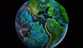 Recycling Earth: A Vibrant Image of Ecology, Made with Generative AI