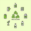 Recycling Ecological Concept