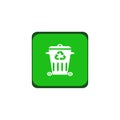 Recycling icon,illustration