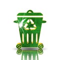 Recycling,icon,sing,3D illustration