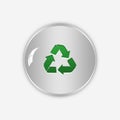 Recycling icon,sing,3D illustration