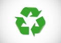 Recycling logo Royalty Free Stock Photo