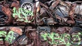 Recycling Raw Materials - Cars Royalty Free Stock Photo