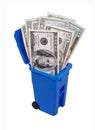 Recycling Saves Money Royalty Free Stock Photo
