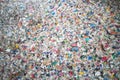 Recycling, shredded plastic Royalty Free Stock Photo