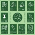 Recycling sign collection 4